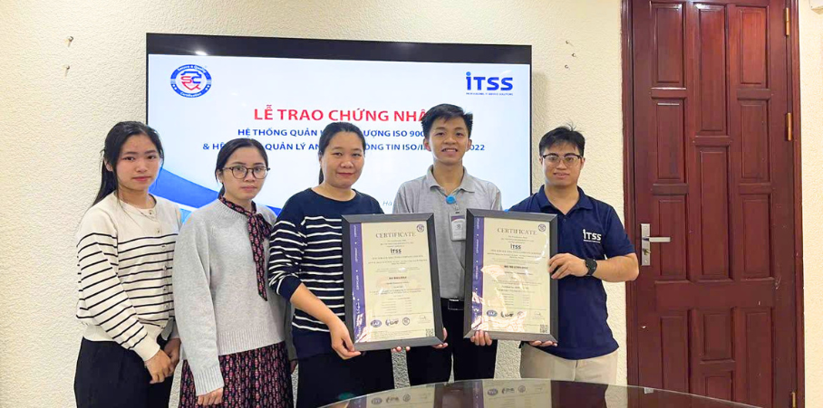 ITSS đạt chứng nhận ISO 27001